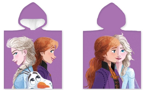 BrandMac Poncho Håndkle - 50 x 100 cm - Frozen (110069) i gruppen LEKER, BARN OG BABY / Barnetekstiler / Badetilbehør hos TP E-commerce Nordic AB (C97295)