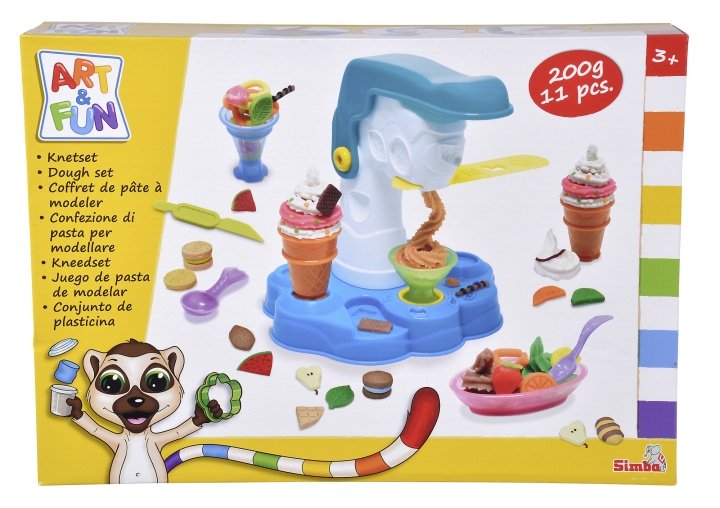 Art&Fun Deigsett iskremstasjon (106324619) i gruppen LEKER, BARN OG BABY / Leker / Lek leire, lek sand og tilbehør hos TP E-commerce Nordic AB (C97500)