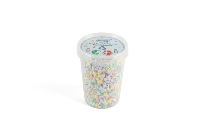 Dantoy Pastellfargede resirkulerte perler - 1580 stk (5940) i gruppen LEKER, BARN OG BABY / Leker / Håndtverk hos TP E-commerce Nordic AB (C97727)