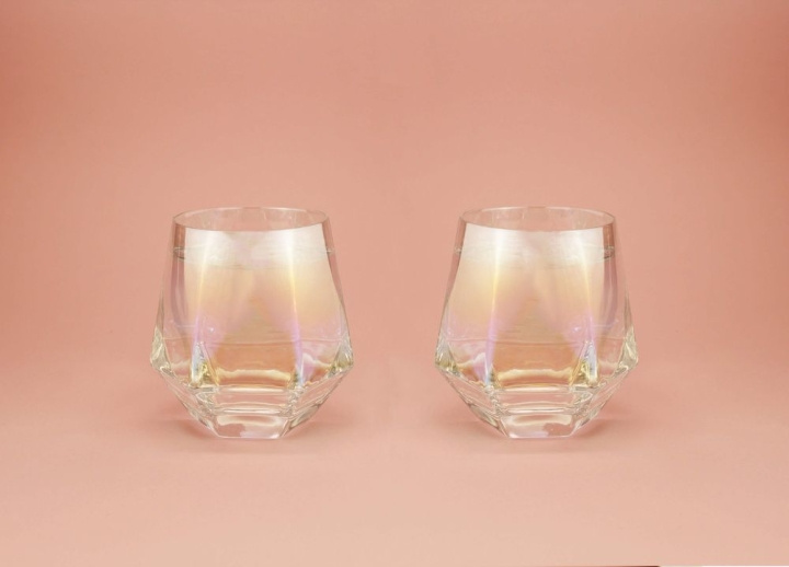 Winkee Diamantglass sett med 2 - Glass i gruppen SPORT, FRITID & HOBBY / Morsomme produkter / Smarte produkter hos TP E-commerce Nordic AB (C99112)