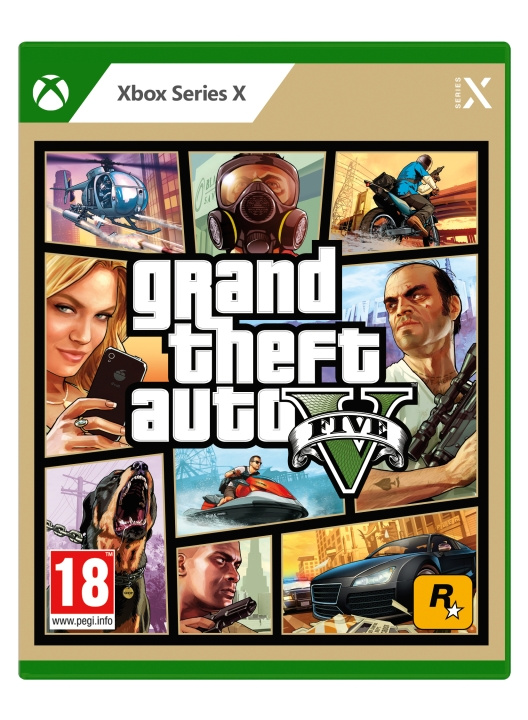 Rockstar Grand Theft Auto V (GTA 5) i gruppen Elektronikk / TV-spill & tilbehør / Xbox Series X / Spill hos TP E-commerce Nordic AB (C99265)