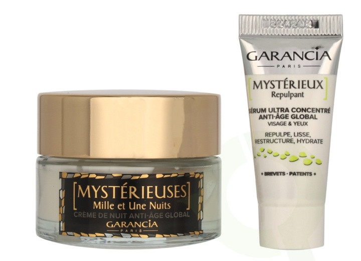 Garancia Mysterious Thousand And Ond Days Set 35 ml Anti-Aging Night Cream 30 ml/Anti-Aging Serum 5 ml i gruppen HELSE OG SKJØNNHET / Hudpleie / Ansikt / Nattkrem hos TP E-commerce Nordic AB (C99747)