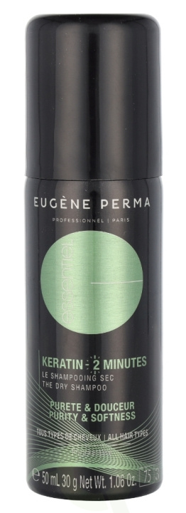 Eugene Perma Essentiel Keratin 2 Minutes Tørrsjampo 50 ml i gruppen HELSE OG SKJØNNHET / Hår & styling / Hårpleie / Tørrsjampo hos TP E-commerce Nordic AB (C99813)