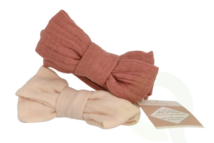 Bachca Paris Gaze Knot Elastiske sløyfer sett 2 deler 2 deler i gruppen HELSE OG SKJØNNHET / Hår & styling / Hårtilbehør hos TP E-commerce Nordic AB (C99866)