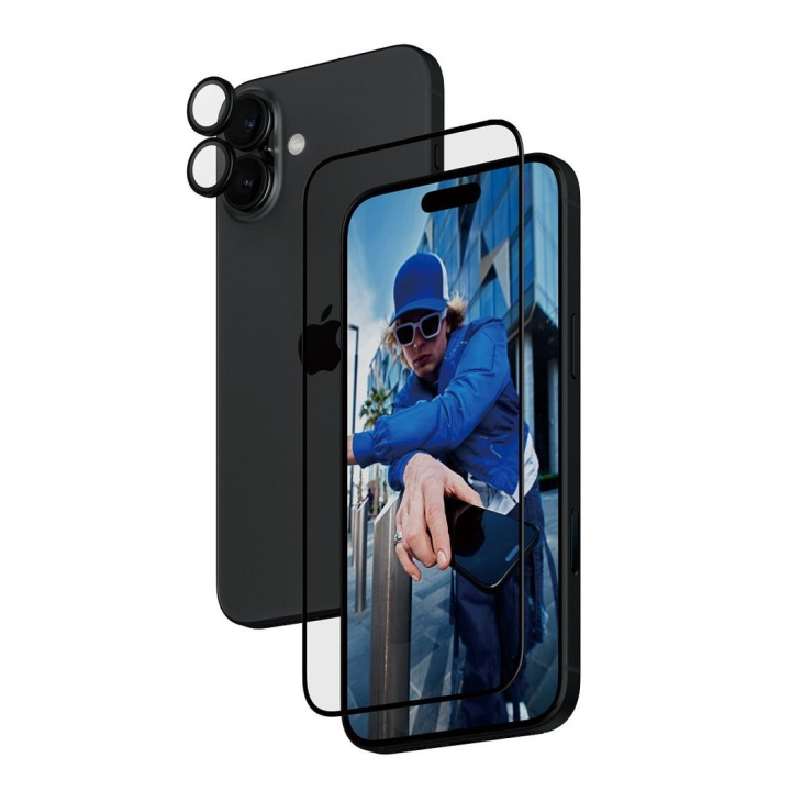 PanzerGlass iPhone 16 Plus 6,7\'\' 2-i-1-pakke i gruppen SMARTTELEFON & NETTBRETT / Mobilbeskyttelse / Apple / iPhone 16 hos TP E-commerce Nordic AB (D00928)