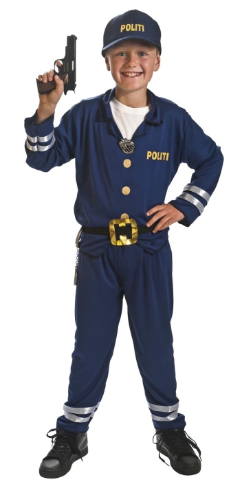 Rio Politiuniform (140) (42724) i gruppen LEKER, BARN OG BABY / Leker / Masker og kostymer hos TP E-commerce Nordic AB (D01439)