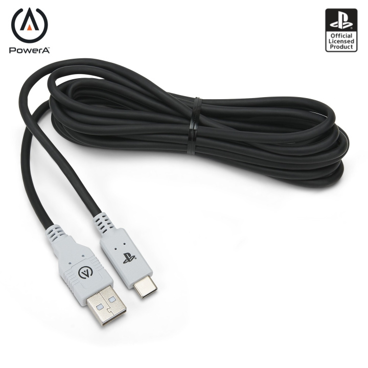 PowerA USB-C-kabel PS5 - 3 meter /PS5 i gruppen Elektronikk / TV-spill & tilbehør / Sony PlayStation 5 / Tilbehør hos TP E-commerce Nordic AB (D01448)