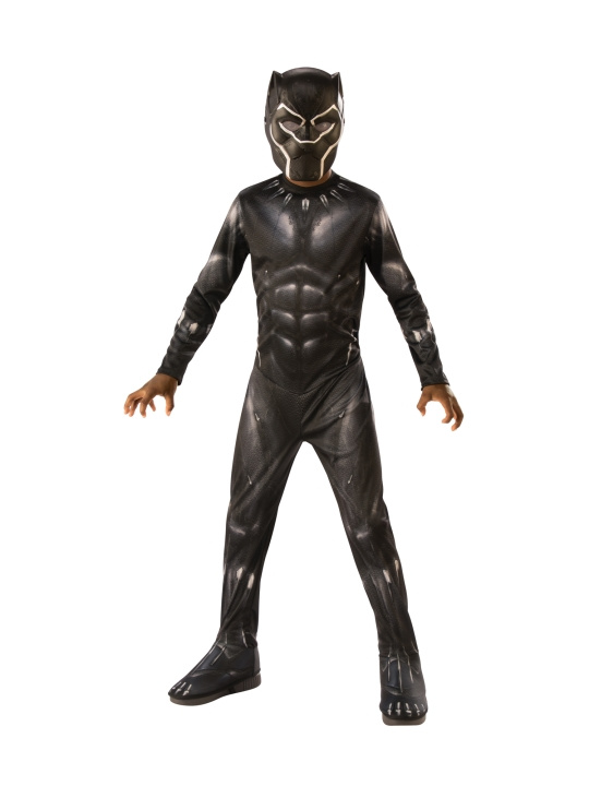 Rubies Marvel-kostyme - Black Panther (132 cm) i gruppen LEKER, BARN OG BABY / Leker / Masker og kostymer hos TP E-commerce Nordic AB (D01465)