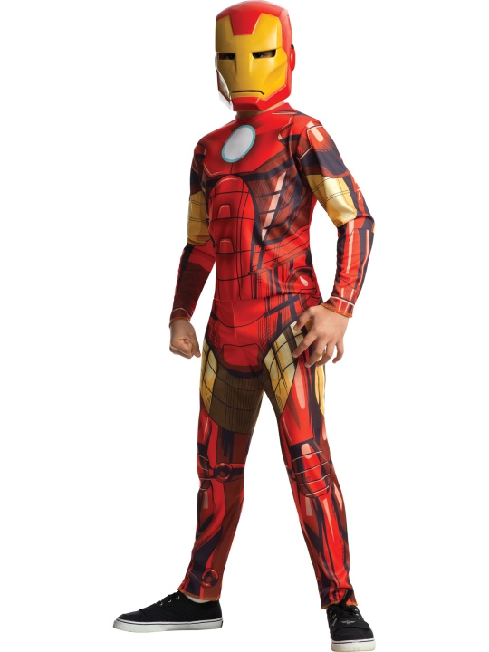 Rubies Marvel-kostyme - Iron Man (132 cm) i gruppen LEKER, BARN OG BABY / Leker / Masker og kostymer hos TP E-commerce Nordic AB (D01482)
