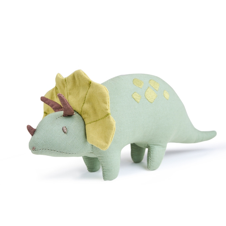 ThreadBear Myk leketøysdinosaur - Trike Triceratops 24 cm - (TB4104) i gruppen LEKER, BARN OG BABY / Babyleker (0-3 år) / Kosedyr hos TP E-commerce Nordic AB (D01519)