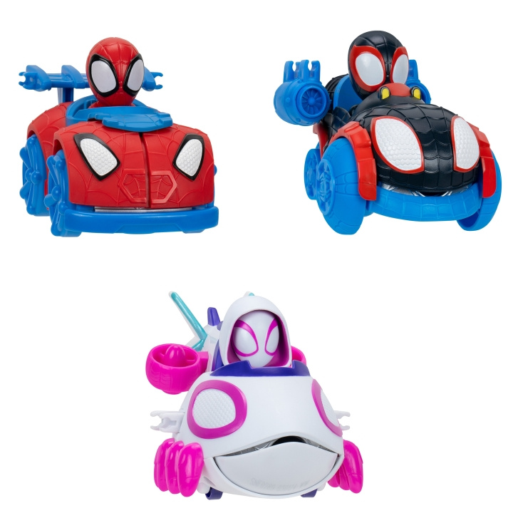 Spidey Web Zoomers, usorterte figurer (SNF0348) i gruppen LEKER, BARN OG BABY / Leker / Figurer, miniatyrer og tilbehør hos TP E-commerce Nordic AB (D01536)