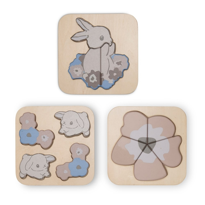 That\'s Mine - Toby puslespill 3-pakning - Bunny (123812821630) i gruppen LEKER, BARN OG BABY / Leker / Barnas puslespill hos TP E-commerce Nordic AB (D01798)