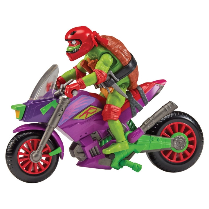 Teenage Mutant Ninja Turtles Turtles - Mutant Mayhem Dragon Motorsykkel W Raphael (46-84306) i gruppen LEKER, BARN OG BABY / Leker / Figurer, miniatyrer og tilbehør hos TP E-commerce Nordic AB (D01885)