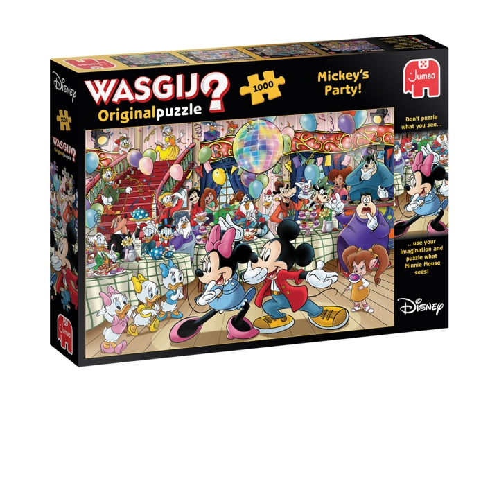 Wasgij Original Disney, Musse Piggs Fest! 1000 bitar i gruppen SPORT, FRITID & HOBBY / Hobby / Puslespill hos TP E-commerce Nordic AB (D01939)