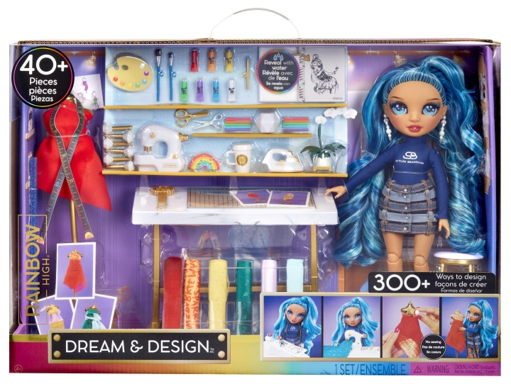 Rainbow high Dream & Design Fashion Studio lekesett (med dukke) (587514) i gruppen LEKER, BARN OG BABY / Leker / Håndtverk hos TP E-commerce Nordic AB (D01953)