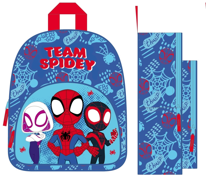 Undercover Spidey - ryggsekk med frontlomme (6600000091) i gruppen LEKER, BARN OG BABY / Reise / Barnevesker / Ryggsekker hos TP E-commerce Nordic AB (D01992)