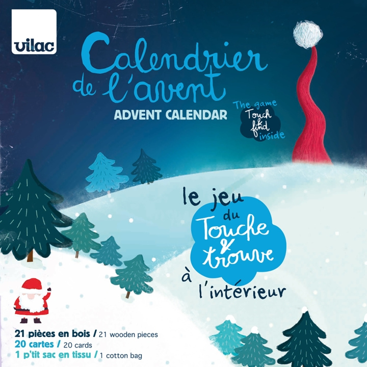 Vilac Adventskalender - Touch & Find - (1223) i gruppen LEKER, BARN OG BABY / Leker / Adventskalendere hos TP E-commerce Nordic AB (D02095)