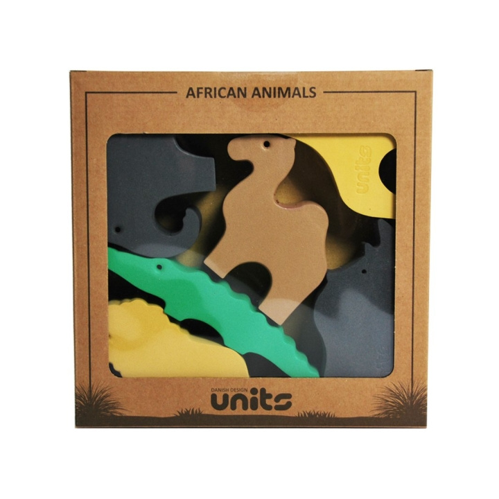 Units 6 små afrikanske dyr i en eske (325) i gruppen LEKER, BARN OG BABY / Babyleker (0-3 år) / Aktivitetsleker hos TP E-commerce Nordic AB (D02111)