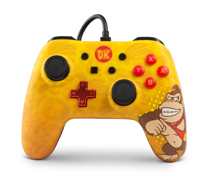 PowerA Kablet kontroller - Donkey Kong / Nintendo Switch i gruppen Elektronikk / TV-spill & tilbehør / Nintendo Switch / Tilbehør hos TP E-commerce Nordic AB (D02226)