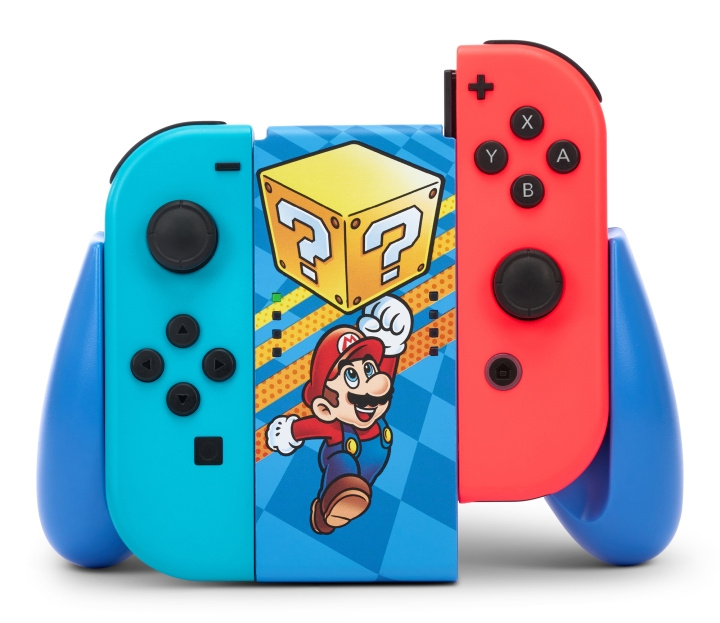 PowerA JOY-CON Comfort Grip - Mystery Block Mario / Nintendo Switch i gruppen Elektronikk / TV-spill & tilbehør / Nintendo Switch / Tilbehør hos TP E-commerce Nordic AB (D02240)