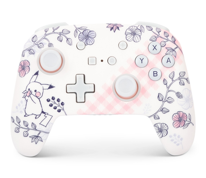 PowerA Forbedret trådløs kontroller - Pikachu Garden (Nintendo Switch) i gruppen Elektronikk / TV-spill & tilbehør / Nintendo Switch / Tilbehør hos TP E-commerce Nordic AB (D02266)