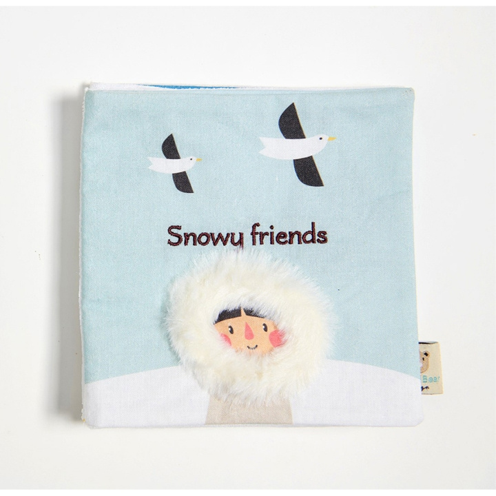 ThreadBear Bok - Babyaktivitetsbok - Snowy Friends - (TB4082) i gruppen LEKER, BARN OG BABY / Babyleker (0-3 år) / Aktivitetsleker hos TP E-commerce Nordic AB (D02274)