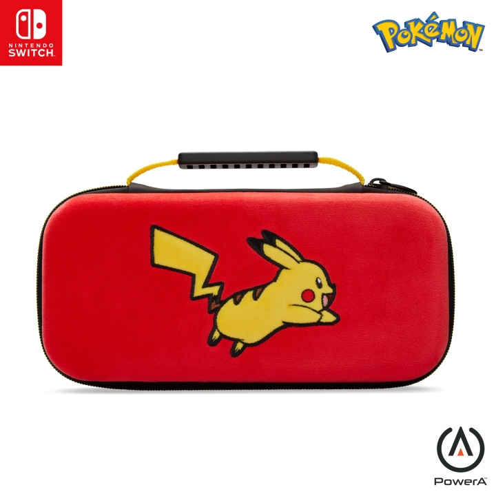 PowerA Beskyttelsesveske - Pikachu Jump (Nintendo Switch) i gruppen Elektronikk / TV-spill & tilbehør / Nintendo Switch / Tilbehør hos TP E-commerce Nordic AB (D02284)