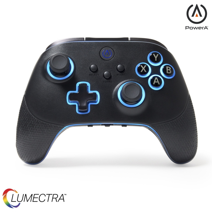 PowerA Trådløs kontroller for PC/sky med Lumectra - svart (PC/sky) i gruppen Elektronikk / TV-spill & tilbehør / Nintendo Switch / Tilbehør hos TP E-commerce Nordic AB (D02288)