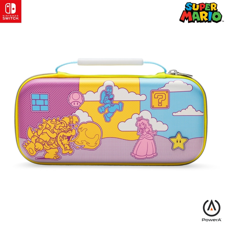 PowerA Beskyttelsesveske - Mushroom Kingdom Pop Art (Nintendo Switch/Lite) i gruppen Elektronikk / TV-spill & tilbehør / Nintendo Switch / Tilbehør hos TP E-commerce Nordic AB (D02290)