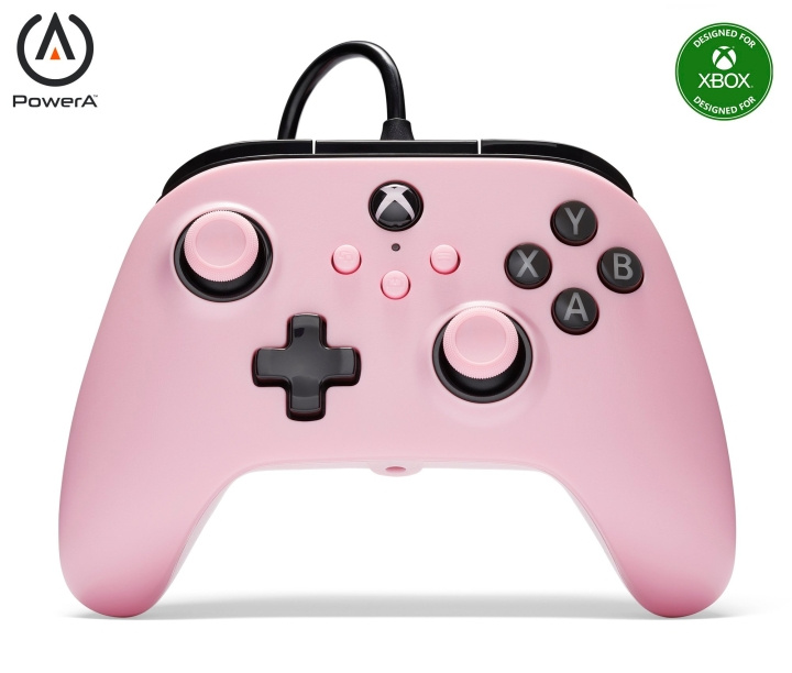 PowerA Kablet kontroller - rosa (Xbox X/S) i gruppen Elektronikk / TV-spill & tilbehør / Xbox Series X / Tilbehør hos TP E-commerce Nordic AB (D02293)