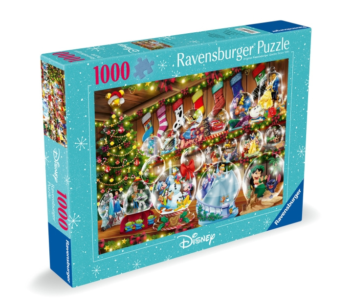 Ravensburger Puslespill Disney Christmas 1000p (12000537) i gruppen SPORT, FRITID & HOBBY / Hobby / Puslespill hos TP E-commerce Nordic AB (D02295)