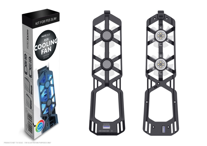 Maxx Tech PS5 Slim RGB-vifte i gruppen Elektronikk / TV-spill & tilbehør / Sony PlayStation 5 / Tilbehør hos TP E-commerce Nordic AB (D02301)