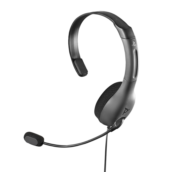 PDP Gaming Playstation 4 Chat-hodesett LVL30 grå i gruppen Elektronikk / TV-spill & tilbehør / Sony PlayStation 4 / Tilbehør hos TP E-commerce Nordic AB (D02319)