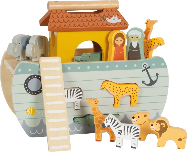 Small Foot Noahs ark båt og dyr (I-SF12456) i gruppen LEKER, BARN OG BABY / Leker / Lekesett hos TP E-commerce Nordic AB (D02370)