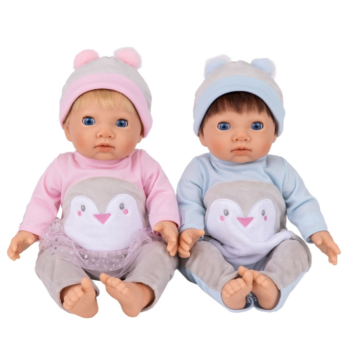 Tiny Treasure s - Baby Penguin tvillingdukkesett (30544) i gruppen LEKER, BARN OG BABY / Leker / Dukker & tilbehør hos TP E-commerce Nordic AB (D02383)