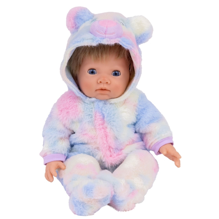 Tiny Treasure s - Rainbow Teddy alt-i-ett-antrekk (30551) i gruppen LEKER, BARN OG BABY / Leker / Dukker & tilbehør hos TP E-commerce Nordic AB (D02388)