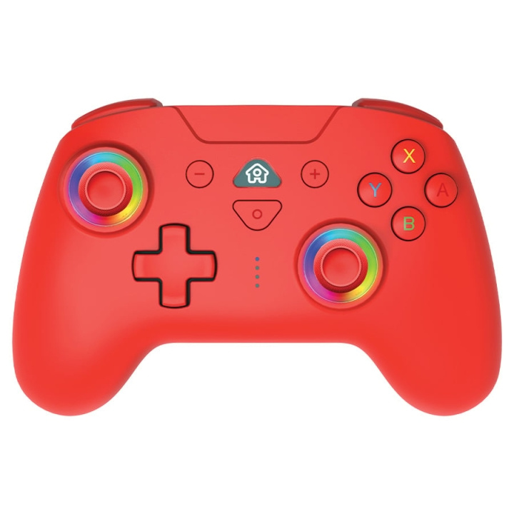 SuBsonic Trådløs Led-kontroller rød - Nintendo Switch i gruppen Elektronikk / TV-spill & tilbehør / Nintendo Switch / Tilbehør hos TP E-commerce Nordic AB (D02549)
