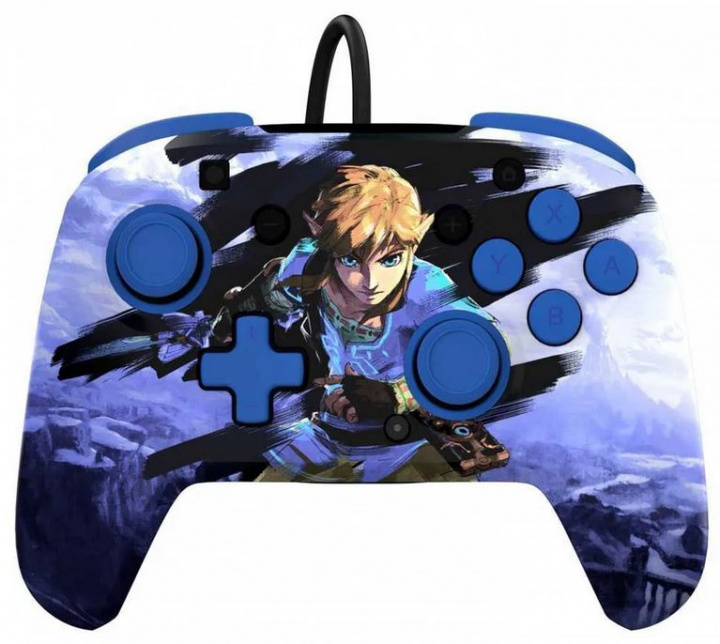 PDP Gaming Rematch kablet kontroller - Zelda Warrior Link i gruppen Elektronikk / TV-spill & tilbehør / Nintendo Switch / Tilbehør hos TP E-commerce Nordic AB (D02573)