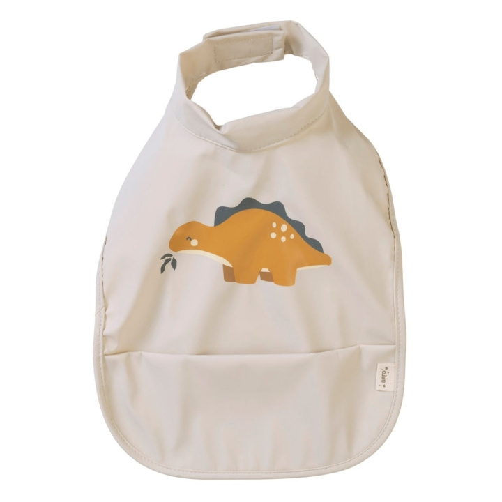 SARO Baby Waterproof Bib - Sand (SAO16561) i gruppen LEKER, BARN OG BABY / Spise & drikke / Smekker hos TP E-commerce Nordic AB (D02600)