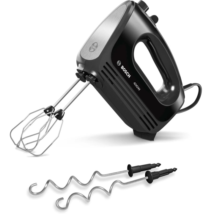 Bosch Elektrisk visp MFQ2420B svart 400W CleverMixx Lightweight i gruppen HJEM, HUS OG HAGE / Husholdningsapparater / Matprosessorer og kjøkkenassistenter / Håndmiksere hos TP E-commerce Nordic AB (D03050)