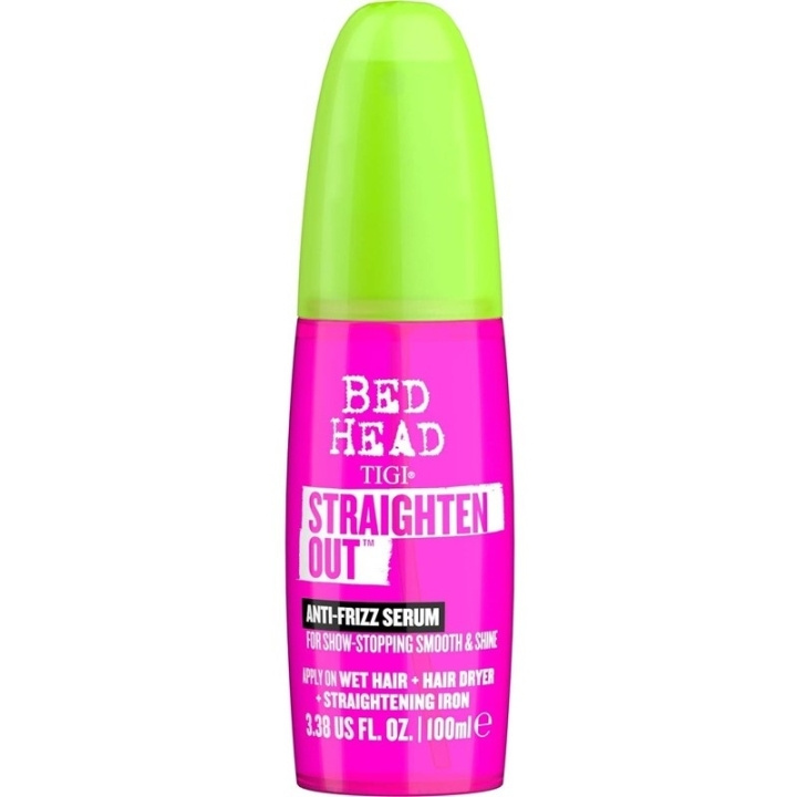 TIGI Bed Head Straighten Out Anti Frizz Serum 100 ml i gruppen HELSE OG SKJØNNHET / Hår & styling / Hårpleie / Hårserum hos TP E-commerce Nordic AB (D03091)
