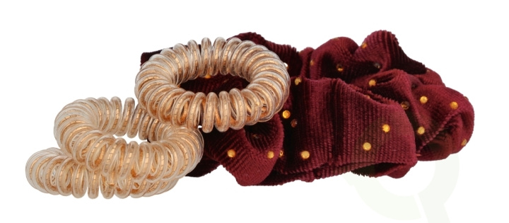 Invisibobble X-Mas Good Things Come In Trees Sett 4 deler 4x Hårspiral i gruppen HELSE OG SKJØNNHET / Hår & styling / Hårtilbehør hos TP E-commerce Nordic AB (D03155)