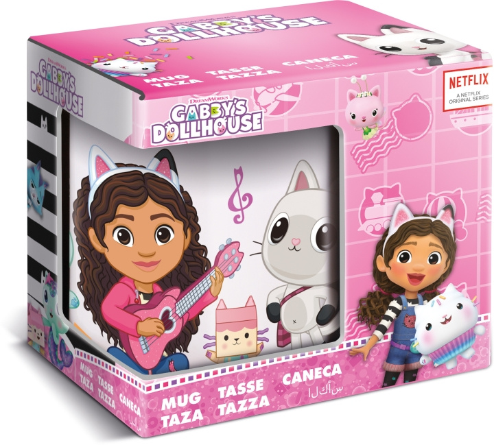 Gabby\'s Dollhouse Stort - Keramikkrus 325 ml - Gabby\'s Dollhouse (88044) i gruppen LEKER, BARN OG BABY / Spise & drikke / Barneserviser hos TP E-commerce Nordic AB (D04023)