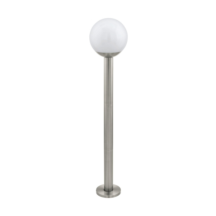 Eglo Nisia-Z utendørs gulvlampe i rustfritt stål og hvit H98 - RGB + TW - Zigbee, Bluetooth i gruppen HJEM, HUS OG HAGE / El og belysning / Utendørsbelysning / Hagebelysning hos TP E-commerce Nordic AB (D04037)