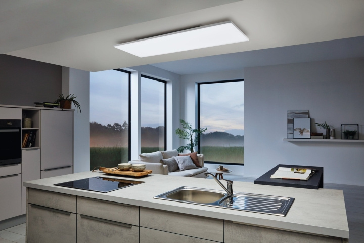 Eglo Turcona-Z panel hvit 120x30 - RGB + TW - Zigbee, Bluetooth i gruppen Elektronikk / Lys / Taklamper hos TP E-commerce Nordic AB (D04196)