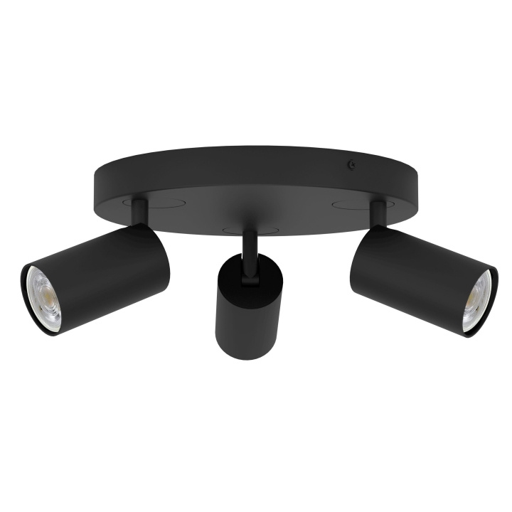 Eglo Telimbela-Z spot roundel svart - RGB + TW - Zigbee, Bluetooth i gruppen Elektronikk / Lys / Taklamper hos TP E-commerce Nordic AB (D04319)