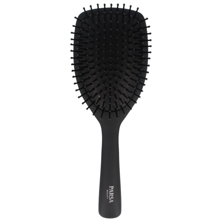 Parsa Carbon Antistatic Paddle Brush - Svart - L i gruppen HELSE OG SKJØNNHET / Hår & styling / Hårbørster hos TP E-commerce Nordic AB (D04403)