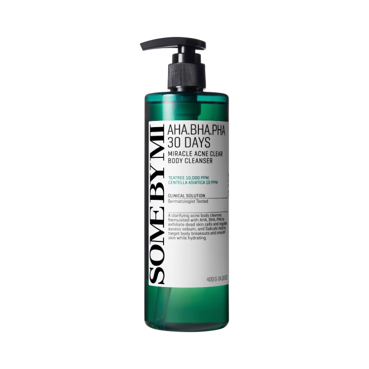Some By Mi AHA BHA PHA 30 Days Miracle Acne Clear Body Cleanser 400 ml i gruppen HELSE OG SKJØNNHET / Hudpleie / Ansikt / Rengjøring hos TP E-commerce Nordic AB (D04938)