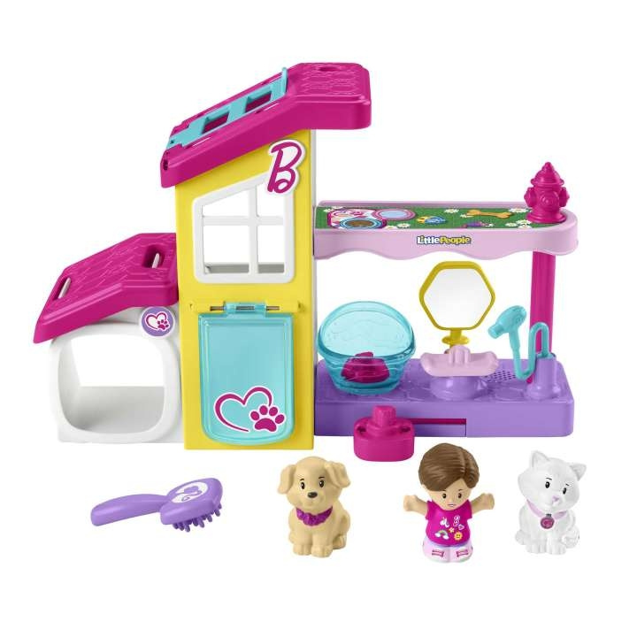 Fisher-Price Little People Barbie Play and Care Pet Spa (HJW76) i gruppen LEKER, BARN OG BABY / Leker / Lekesett hos TP E-commerce Nordic AB (D05002)