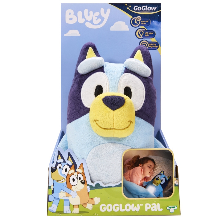 BLUEY Barnas opplyste sengekompis - Mykt nattlys - (10045) i gruppen LEKER, BARN OG BABY / Babyleker (0-3 år) / Kosedyr hos TP E-commerce Nordic AB (D05068)